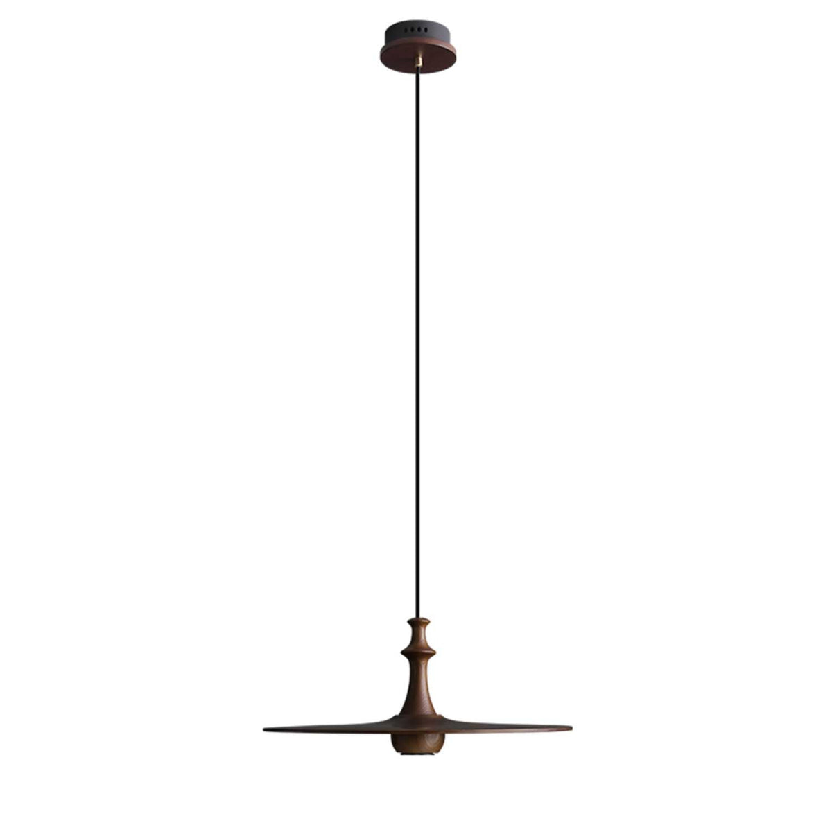 Spindle Suspension en Bois Tournante