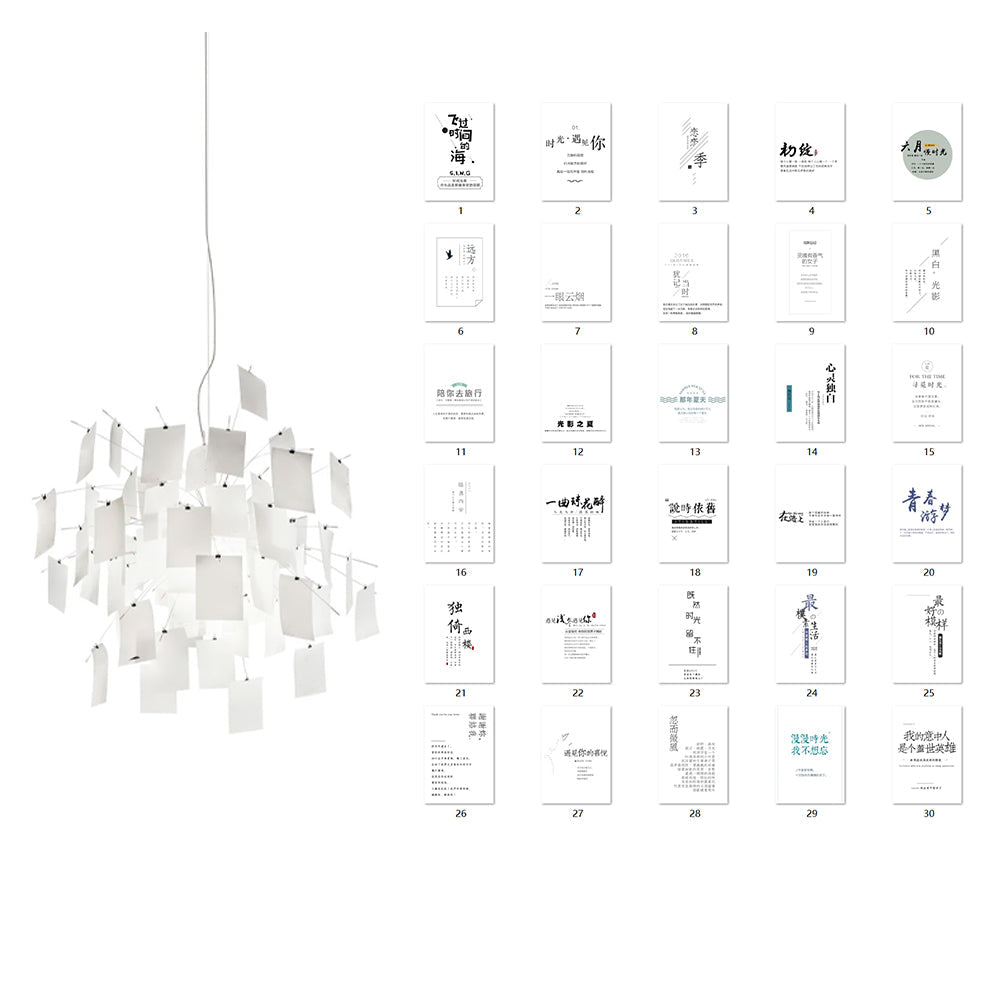 Ortheen Lustre Métal Papier Créativité Individuelle