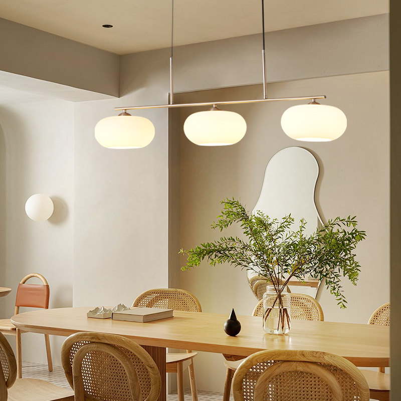 Valentina Suspension Multi Moderne, Verre/Metal, Blanc, Salon