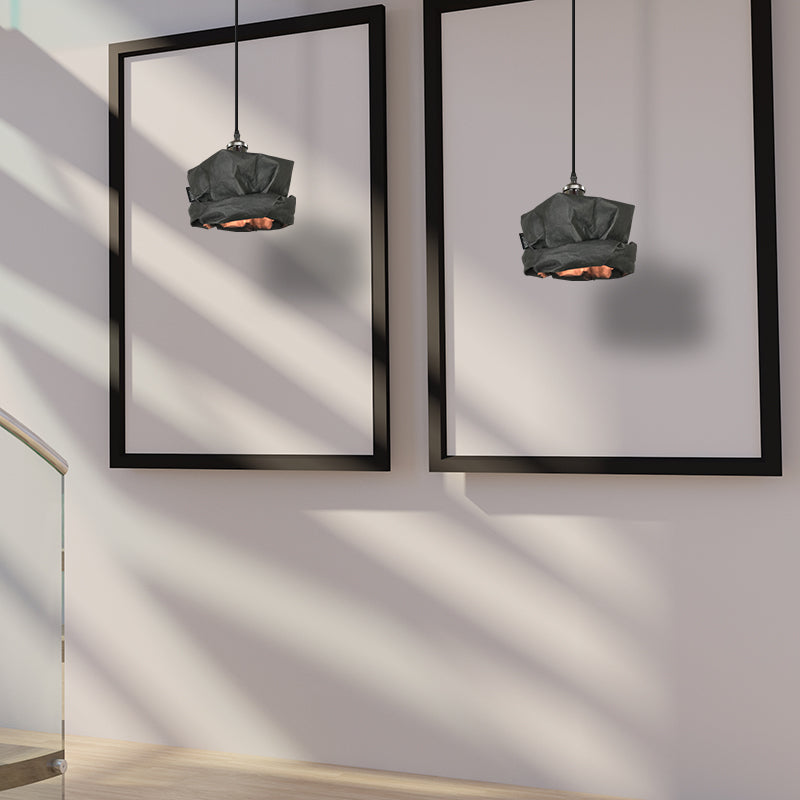 Valentina Millésime Gothique Métal Papier Suspension Salon