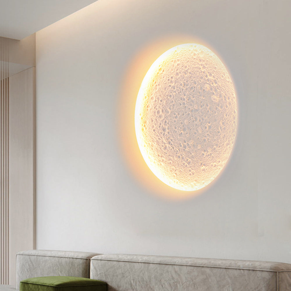 Aria Applique Murale de Peinture Dimmable avec Télécommande, 2 Style, Blanc, Salon