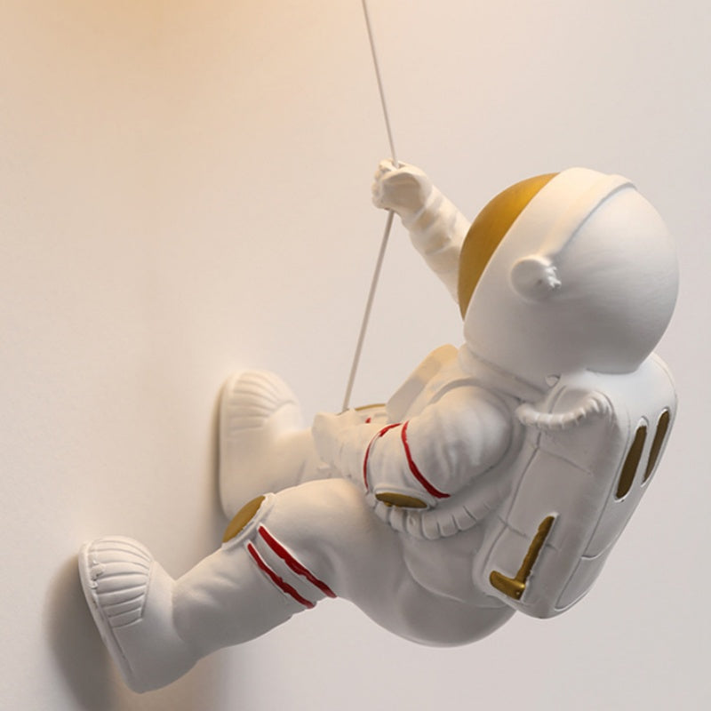 Aria Lune LED Applique Murale Blanc Résine Chambre Des Enfants