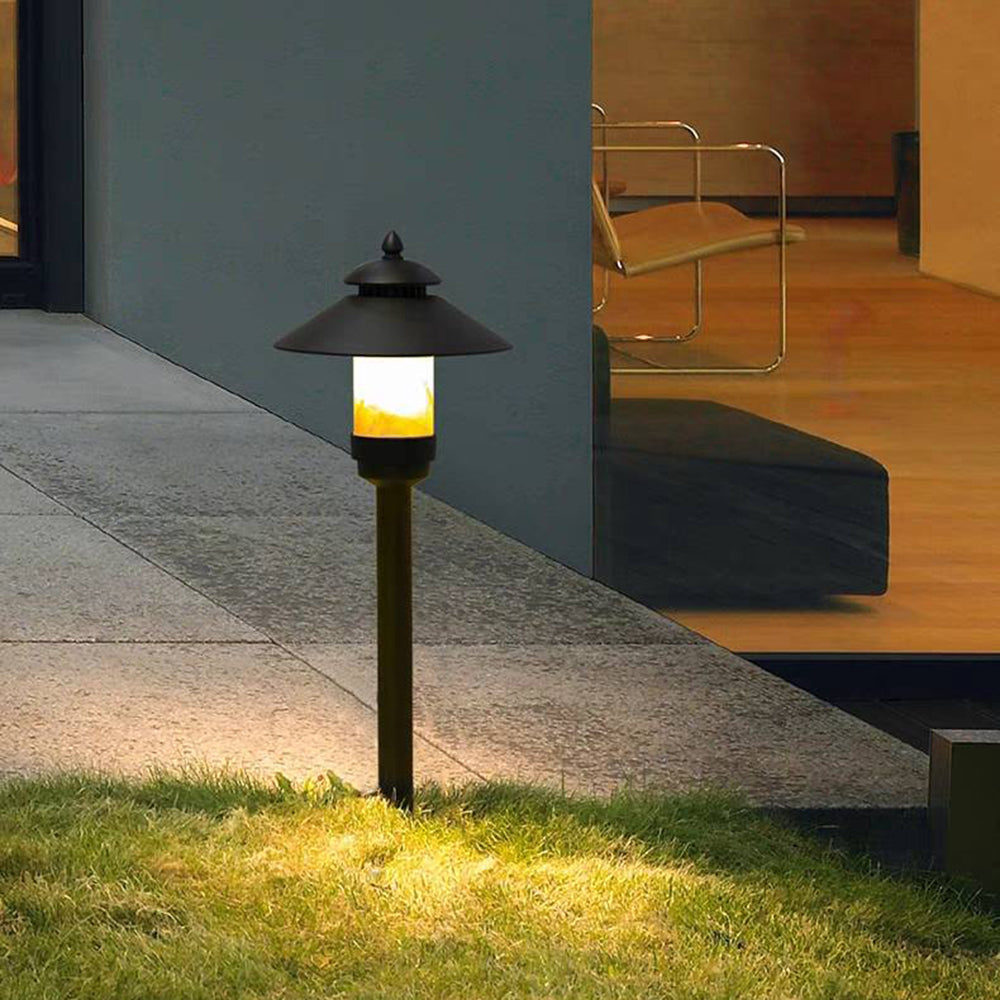 Arisha Extérieure Chapeau Minimaliste, Métal/Marbre, Noir, Extérieur