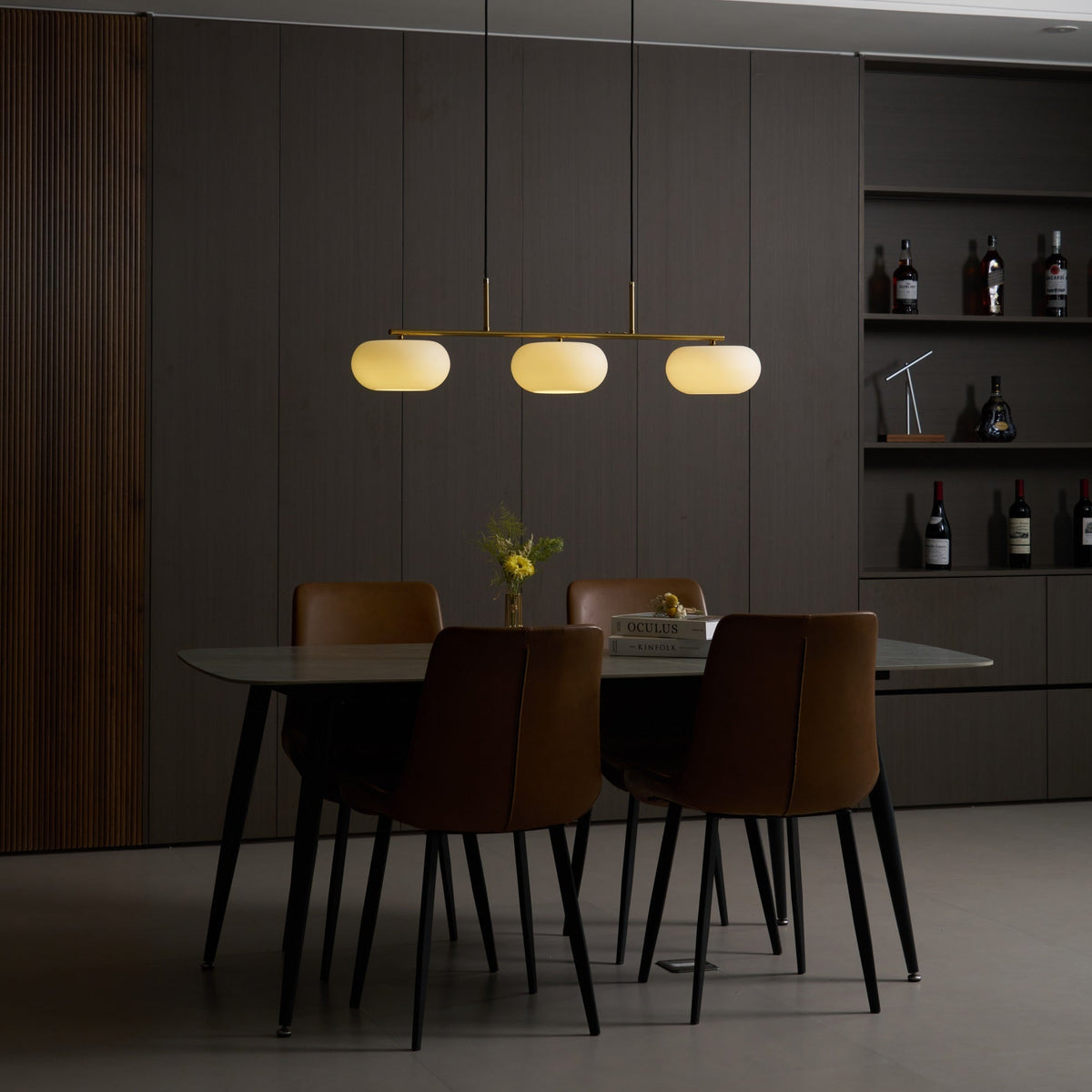 Candy Suspension Cluster Crème 3 Lampes