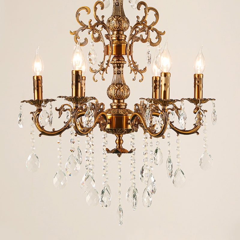 Silva Lustre LED Moderne Design, Métal, Bronze Doré, Salon