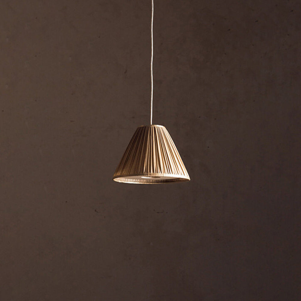 Ritta Suspension Vintage, Métal/Tissu, Brun, Salon
