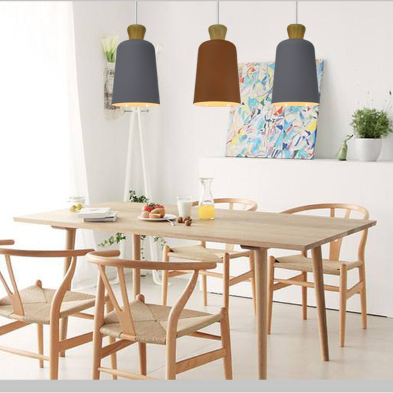Valentina Minimalisme Suspension Rouge/Noir/Gris/Marron Chambre à coucher