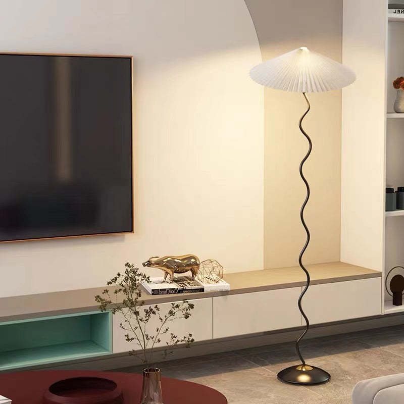 Ritta Moderne LED Lampadaire Métal Chambre/Salon Rouge Orange Blanc