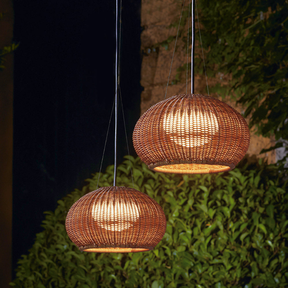 Ritta Suspension Extérieure Landerne Simple, Bambou, Bois, Jardin