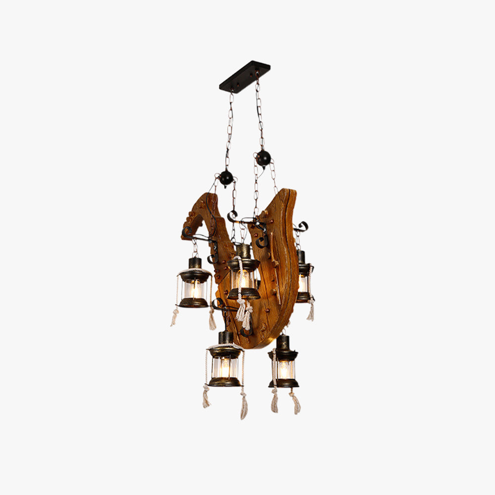Epoch Suspension Saxophone Retro, Metal/Bois, Noir/Marron, Salon