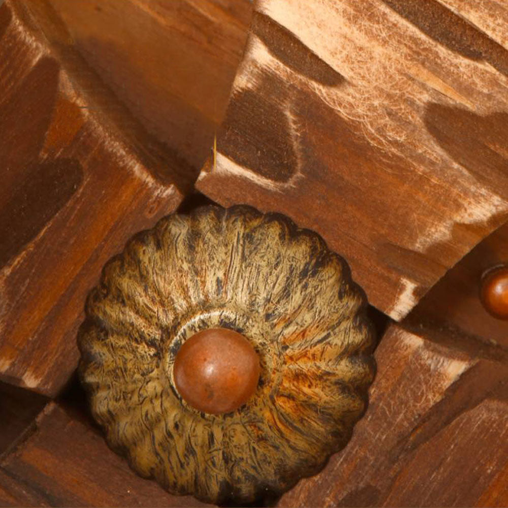 Epoch, Applique à Bougie et Lanterne, Bois et Métal