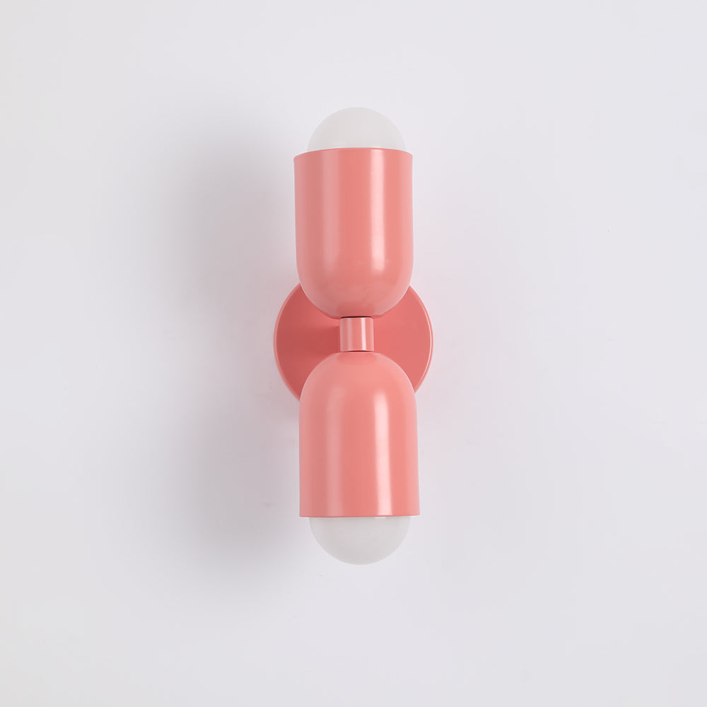 Zareno Applique Murale Cylindre Scandinave Métal Coloré Salon-Cielum
