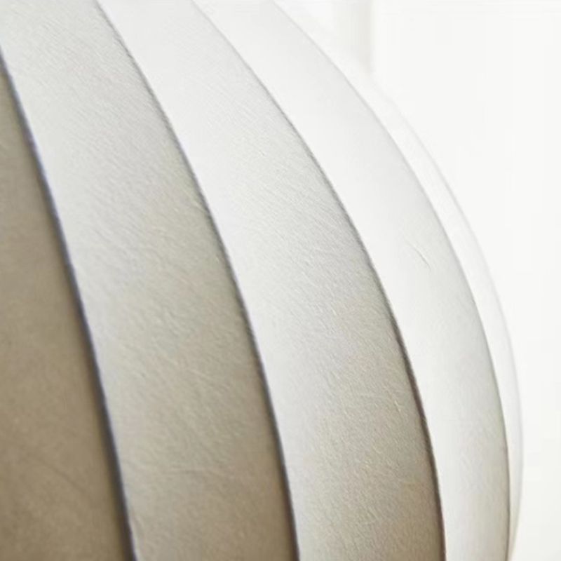 Ritta Lampadaire Poire Art Deco, Métal/Tissu, Beige, Salon