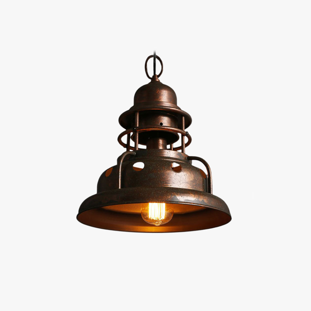 Silva Industrielle Design Luminaires Suspensions Dôme Rétro Métal Salle à Manger/Chambre