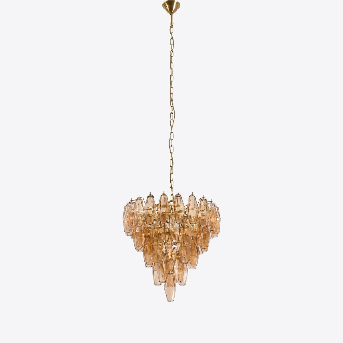 Maralis Lustre Rose Facetté Verre Superposé Vintage