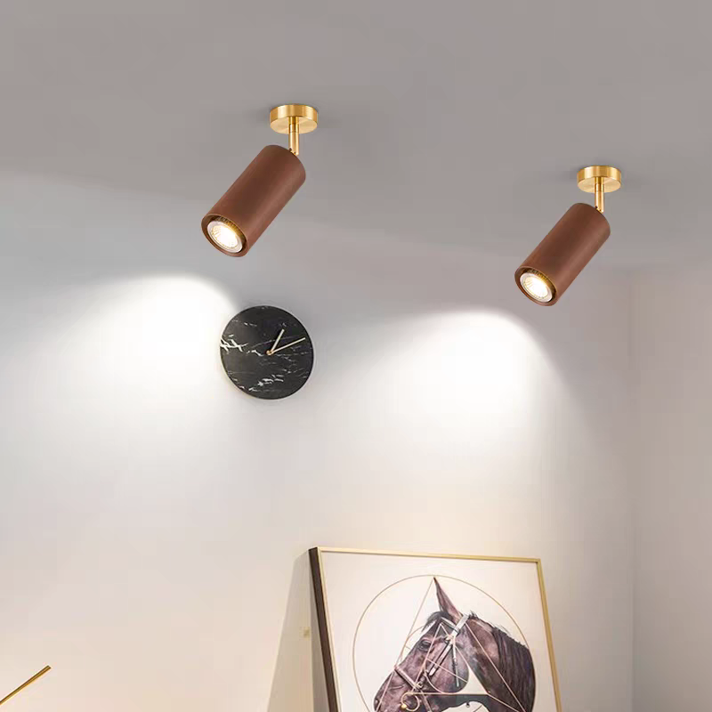 Liora Wooden LED Track Light-Neutral Decor