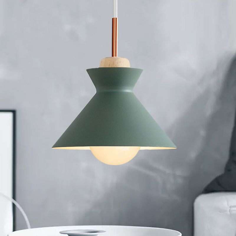 Valentina Moderne Luminaires Suspensions Dôme Simple Métal Jaune/Gris/Vert Cuisine/Salon/Salle à Manger