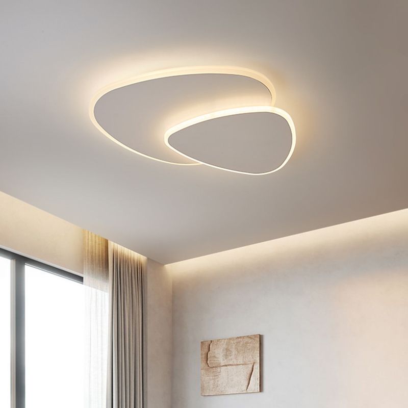 Seronix Plafonnier Triangle Moderne Blanc Salon-Cielum