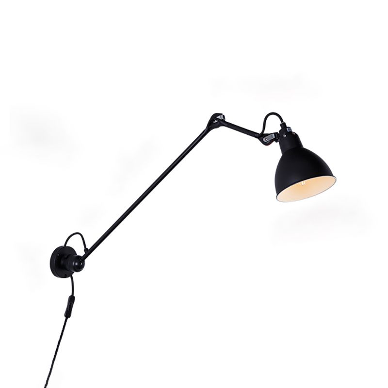 Epoch Applique Murale Réglable Minimaliste, Métal, Noir, Bureau