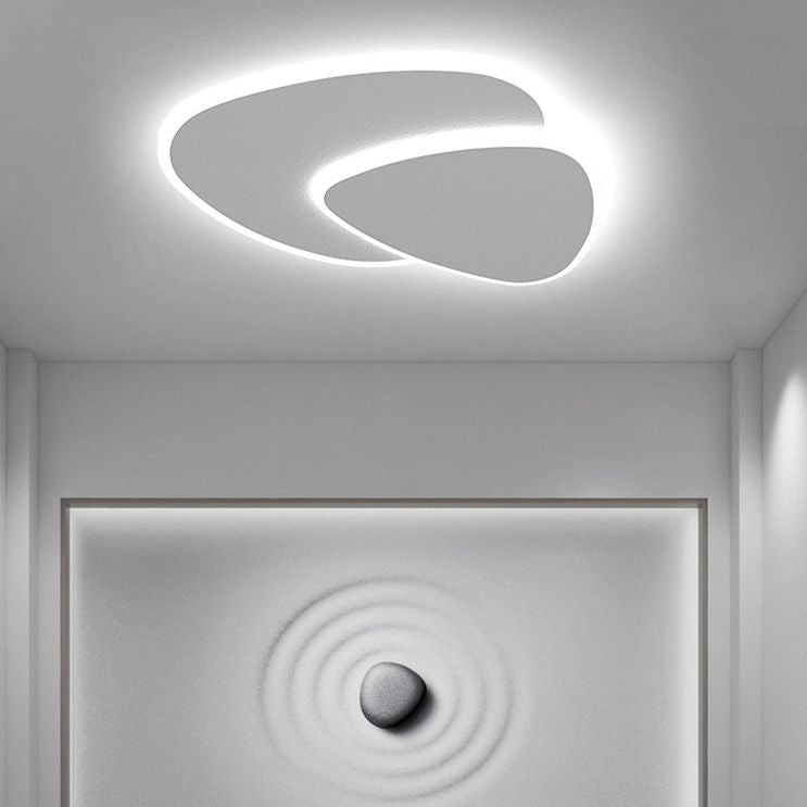 Seronix Plafonnier Triangle Moderne Blanc Salon-Cielum