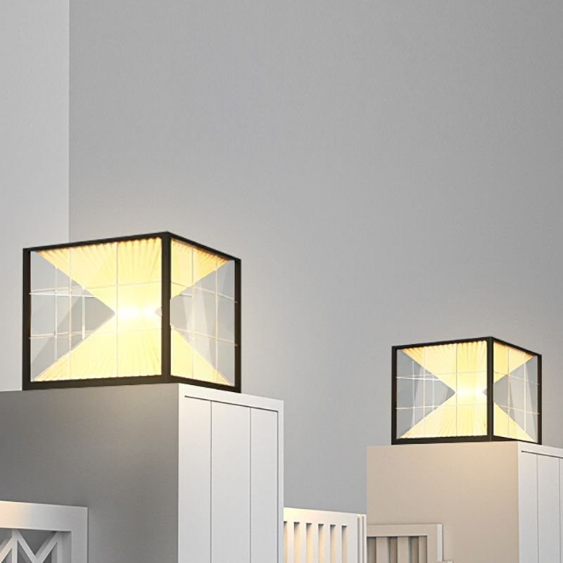 Ray Lampe de Poteau Solaire, Pyramidale, L 20/30/40CM