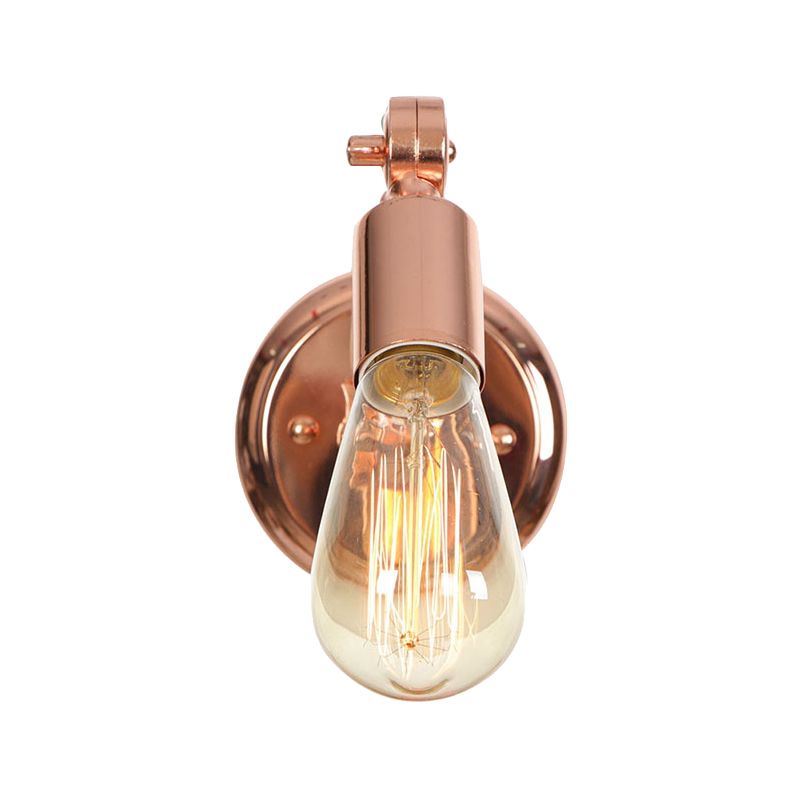 Silva Applique Murale Orientable Vintage, Or Rose, Salle de Bain