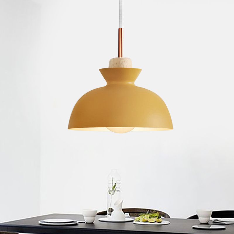 Valentina Suspension Luminaire 3 Lampes Moderne Design Jaune/Vert Métal Chambre/Salle à Manger