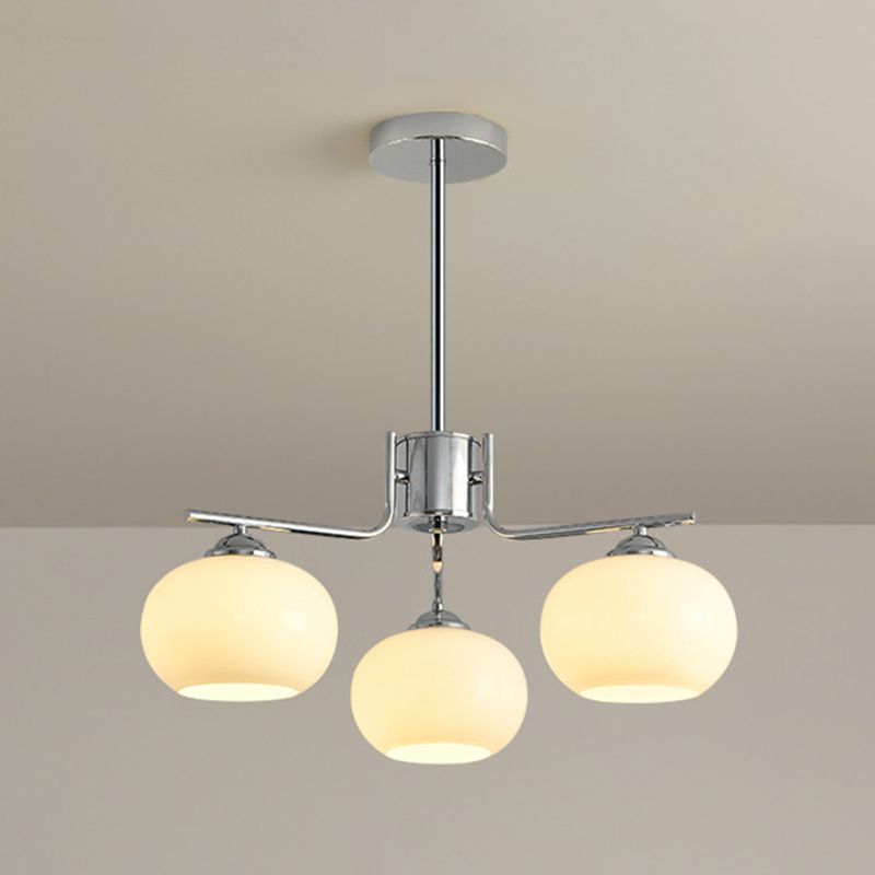Valentina Lustre Dôme Nordique, Metal/Verre, Laiton/Nickel, Chambre