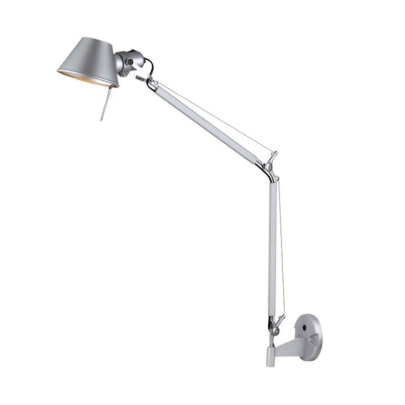 Epoch Applique Murale Réglable Industrielle, Argent, Bureau