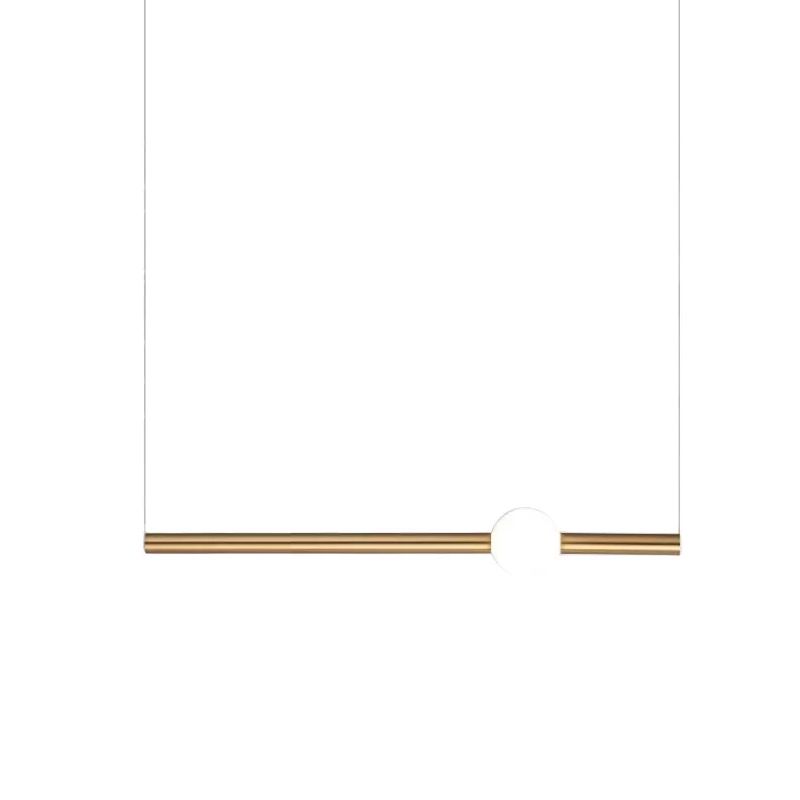 Ray Moderne LED Suspension Or Blanc Métal Verre Salon Salle à manger