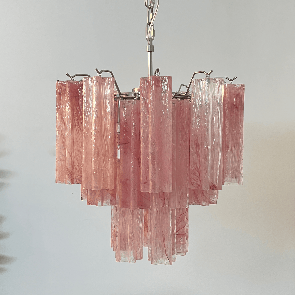 Sora Lustre en Verre Rose Moderne