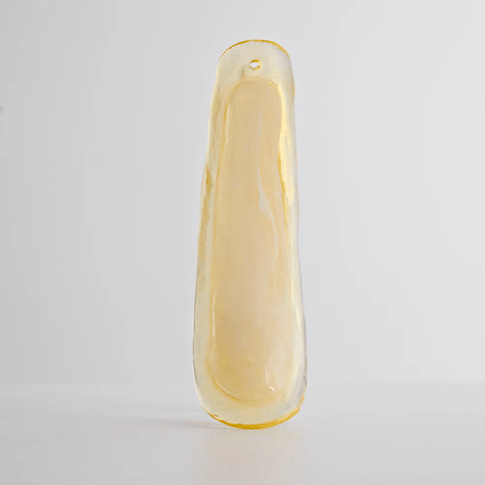 Torio Lustre Murano Verre Feuille Doré