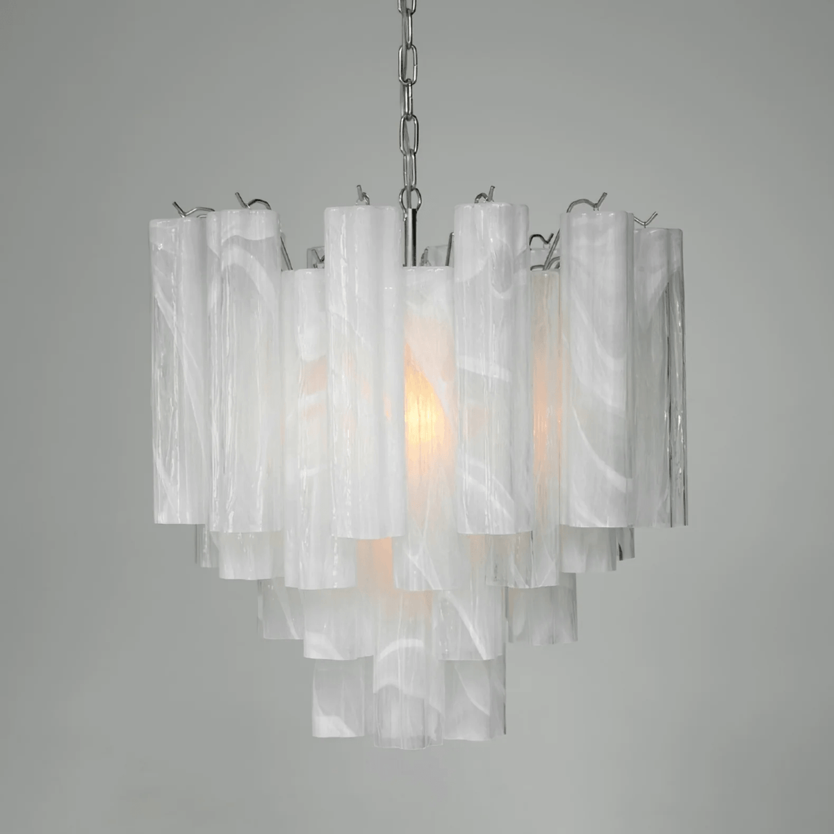 Fiorelia Lustre en Verre Givré Minimaliste