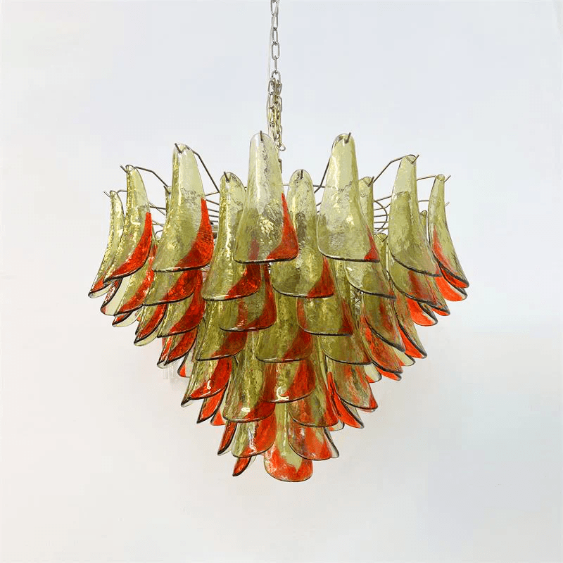 Selelle Lustre en Verre Murano Pétale Élégant