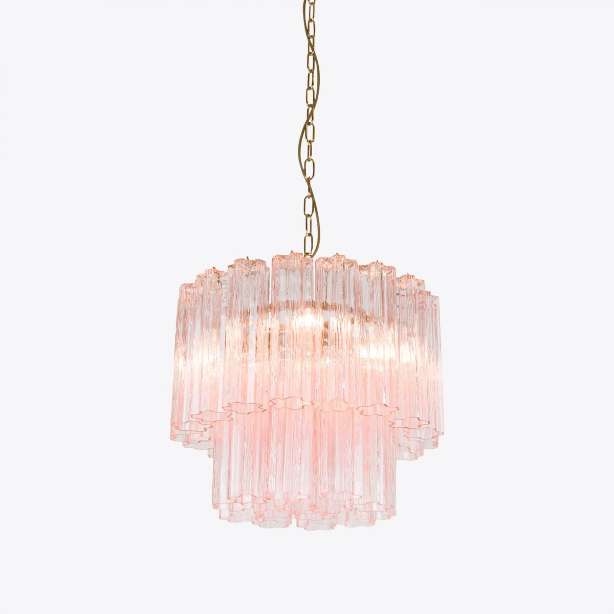 Paveria Lustre Petit Tube en Verre Murano Treviso