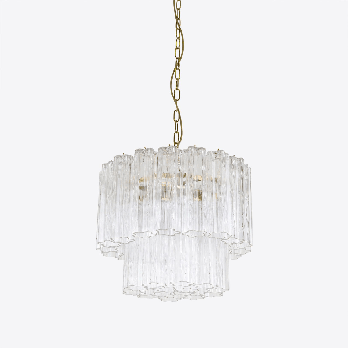 Paveria Lustre Petit Tube en Verre Murano Treviso