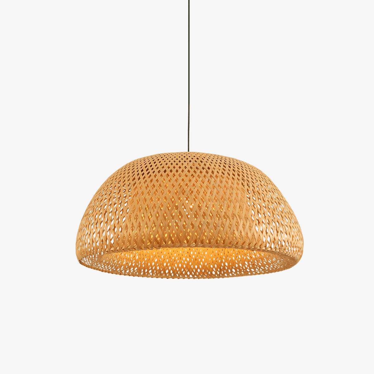 Linane Suspension Unique en Bambou Naturel