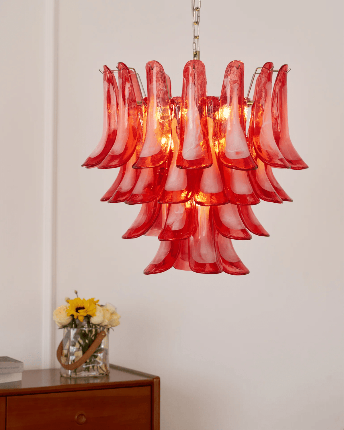 Nerise Lustre en Verre Vintage