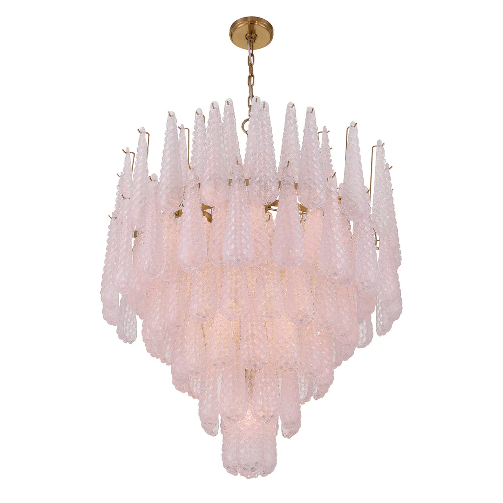 Sorise Lustre Goutte Texturé Verre Élégant