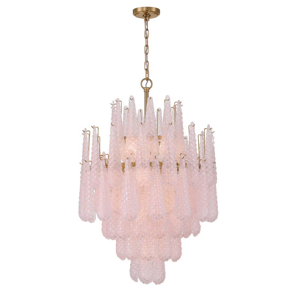 Sorise Lustre Goutte Texturé Verre Élégant