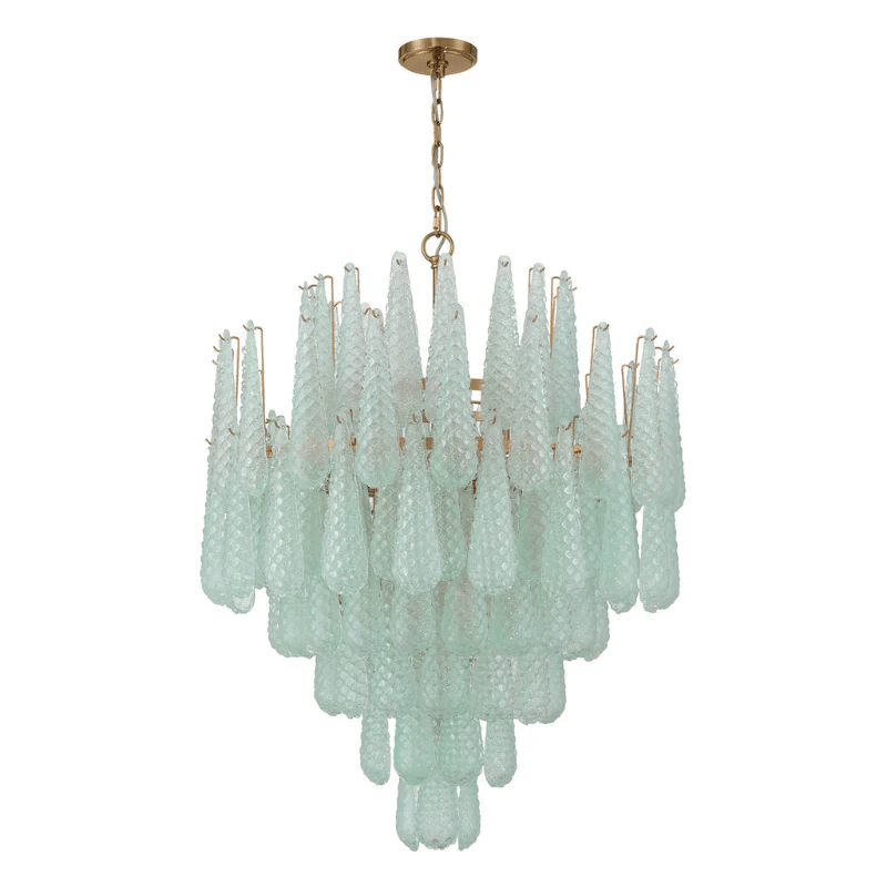 Sorise Lustre Goutte Texturé Verre Élégant