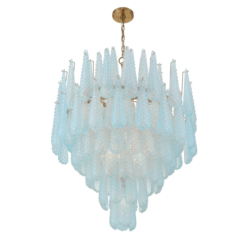 Sorise Lustre Goutte Texturé Verre Élégant
