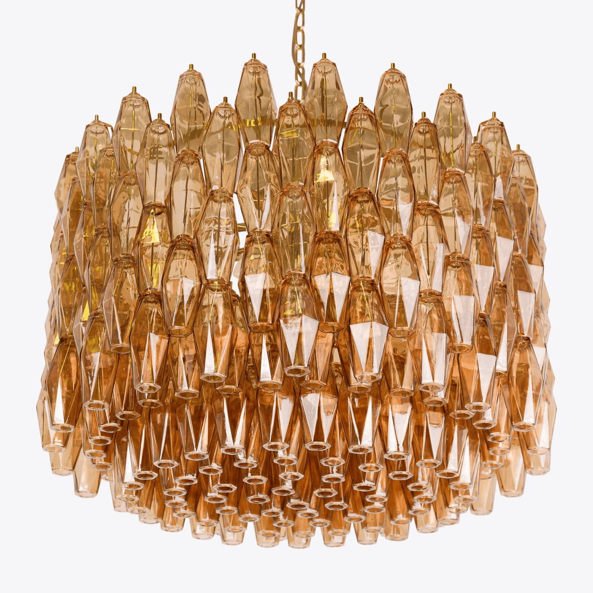 Wiluna Lustre Tambour Ambre Verre