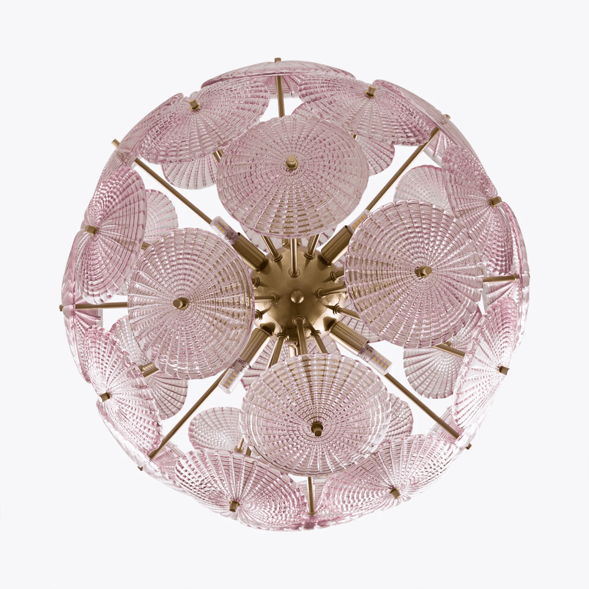 Teveline Lustre Sputnik Pissenlit Éclat Verre
