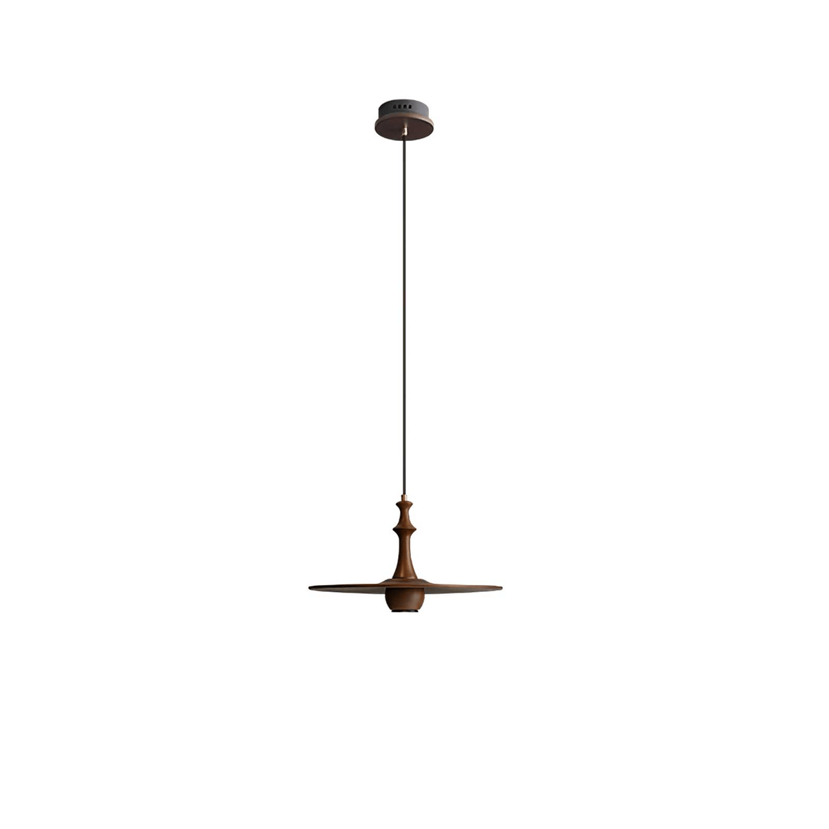 Spindle Suspension en Bois Tournante