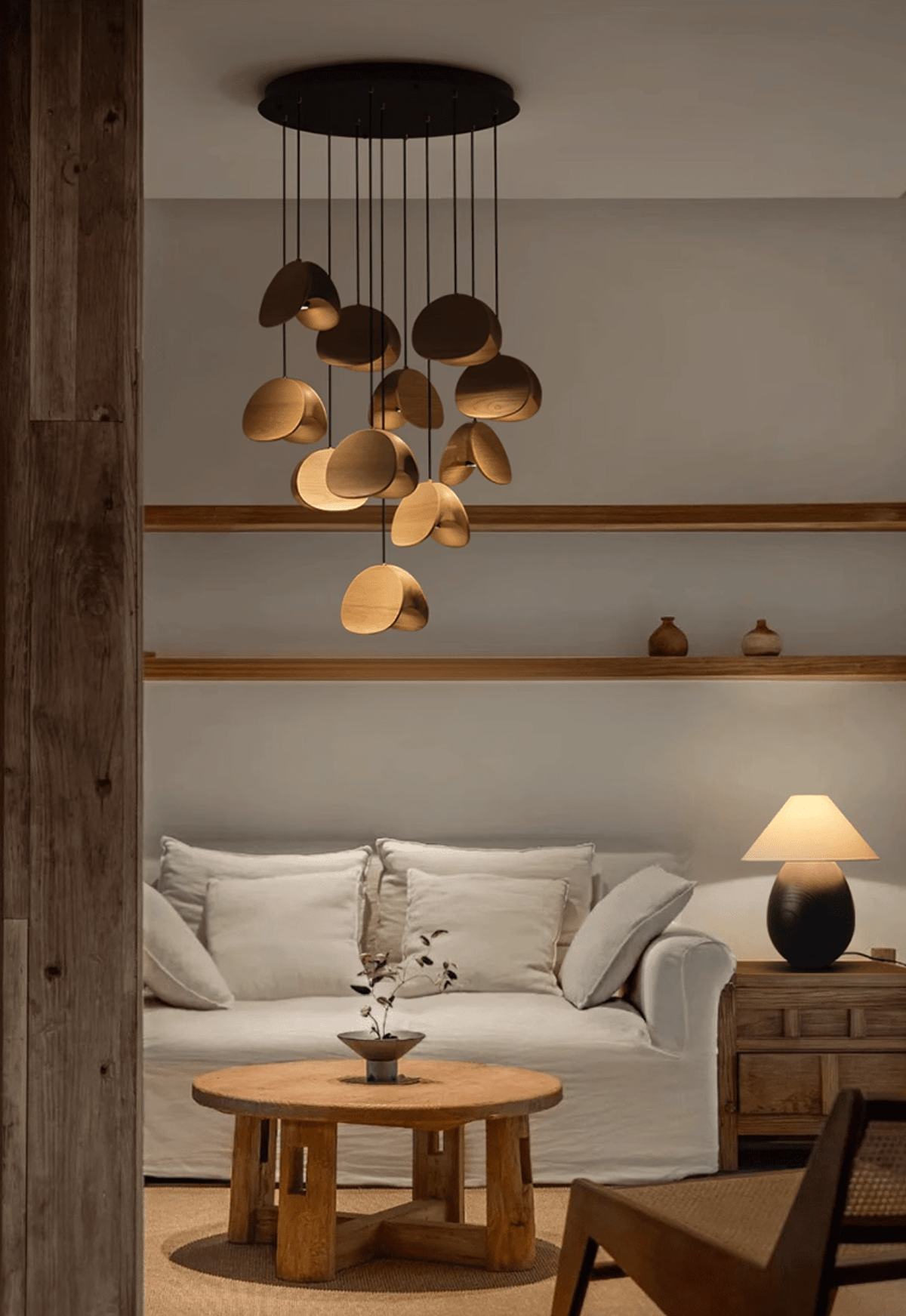 Tavro Suspension en Bois Minimaliste