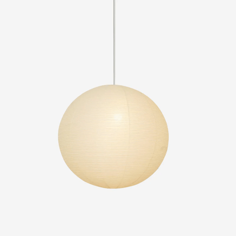 Perrona Suspension Bambou Papier Washi Ronde
