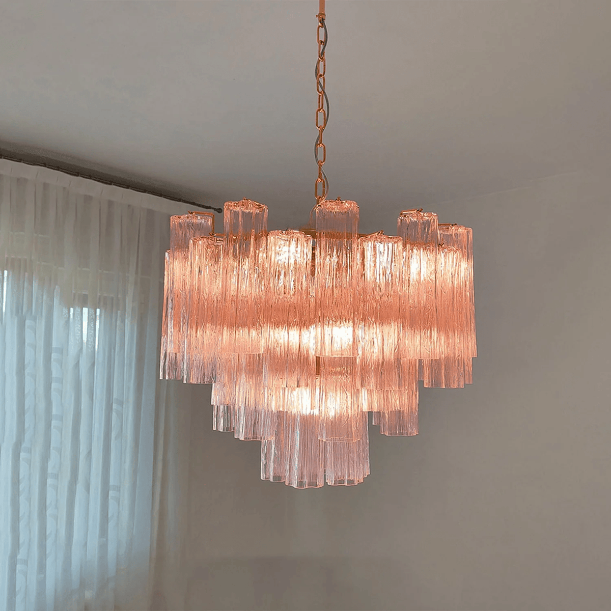Mirina Lustre Murano Verre Étagé