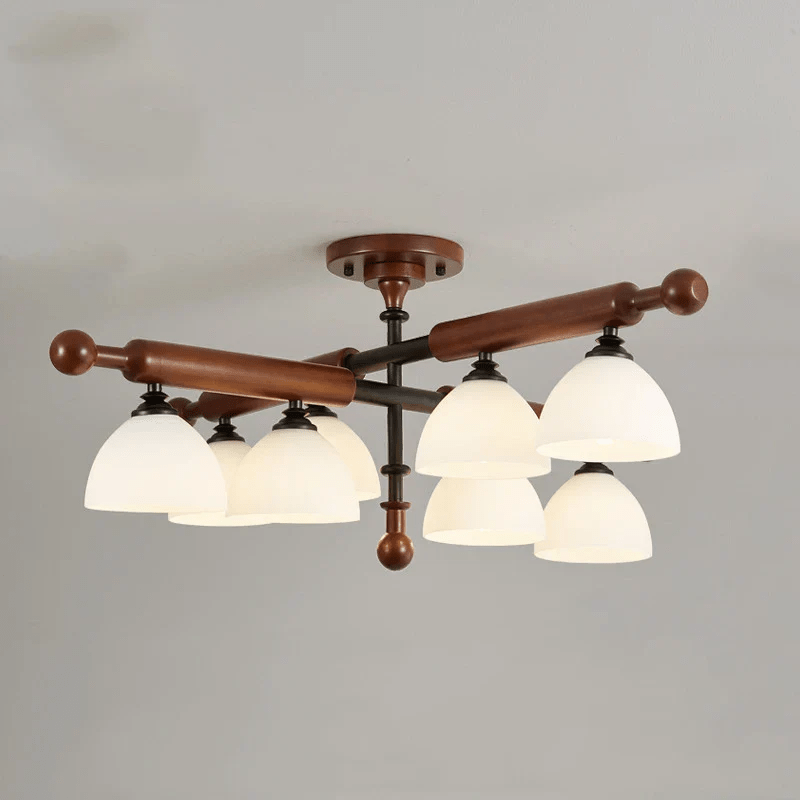 Rusticana Poutre Bois Plafonnier Lumière