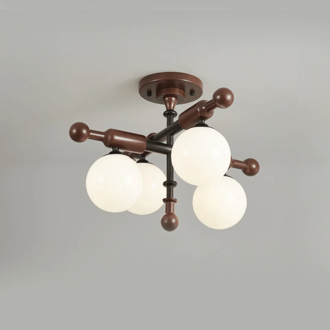 Rusticana Poutre Bois Plafonnier Lumière